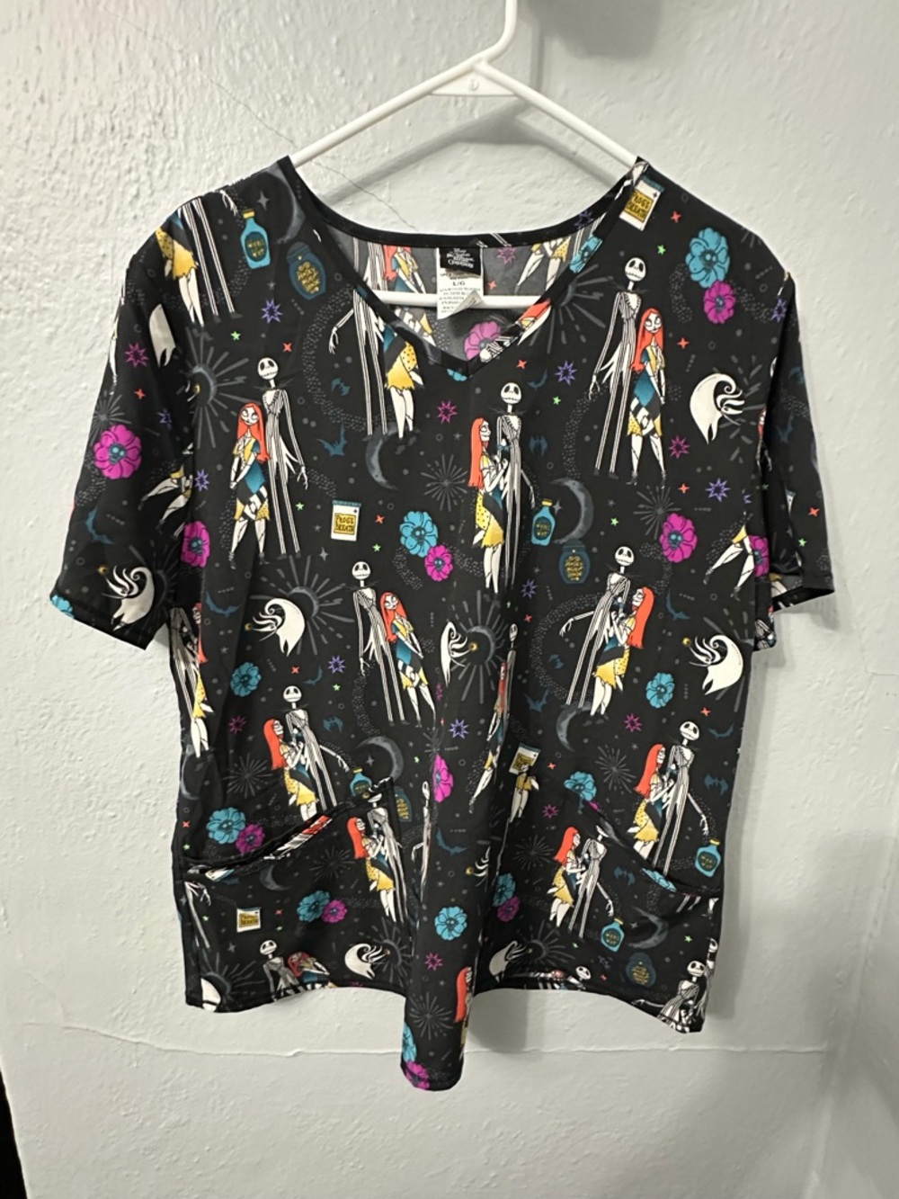 Disney’s The Nightmare Before Christmas Scrub Top